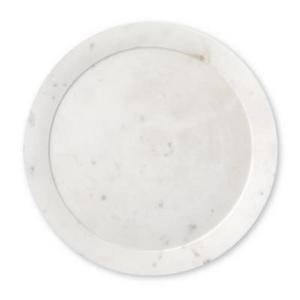 White Marble Charger