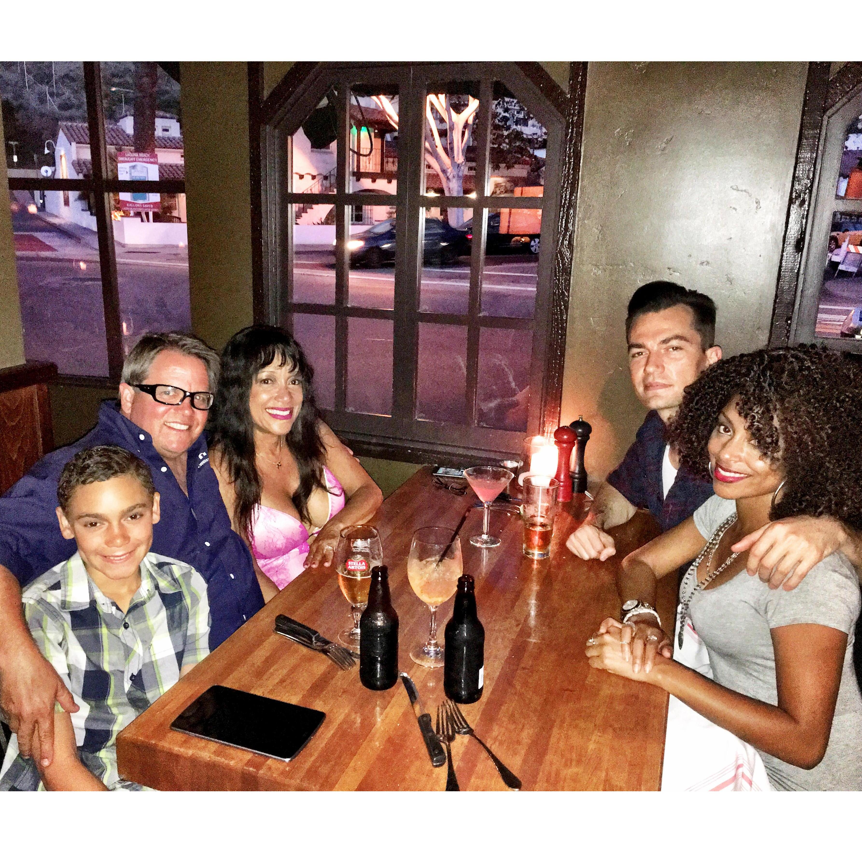 Dinner with The Thorhaugs!