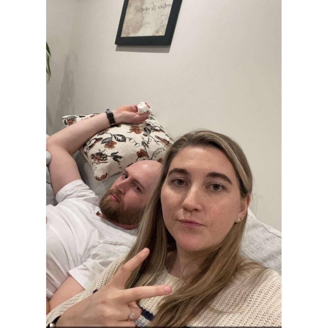 Nick sweetly attempted to recreate the meal we had on our first date after he proposed but the night unfortunately ended with part of Nick's finger cut off