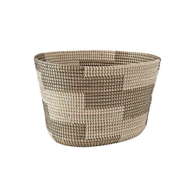 Merchant Silver Floor Basket