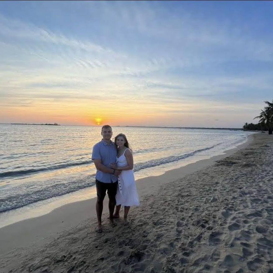 Reid proposed while we were in the Dominican Republic!