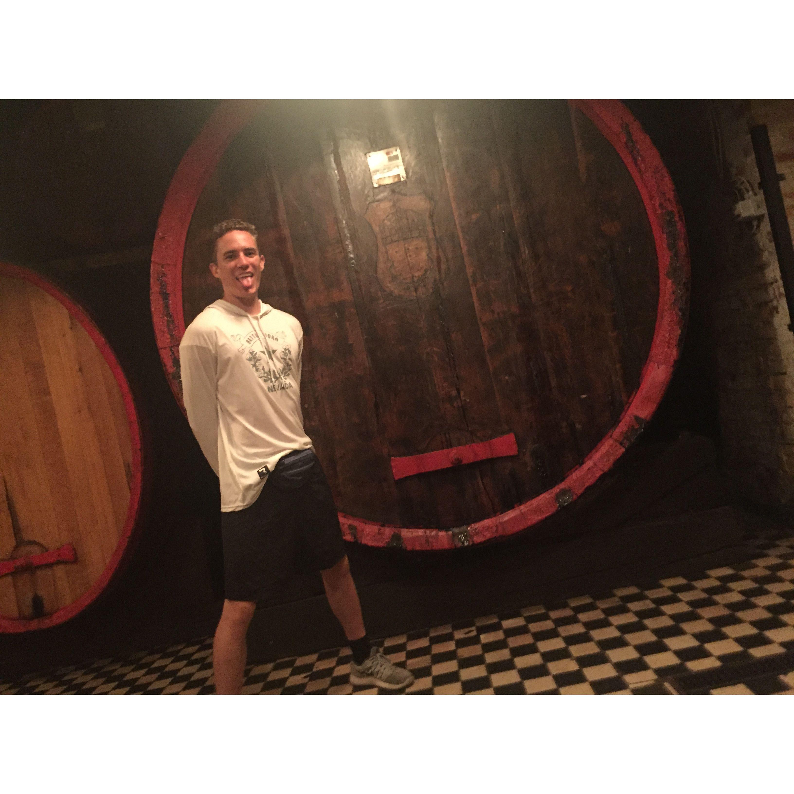 Ryley on a tour in 2018