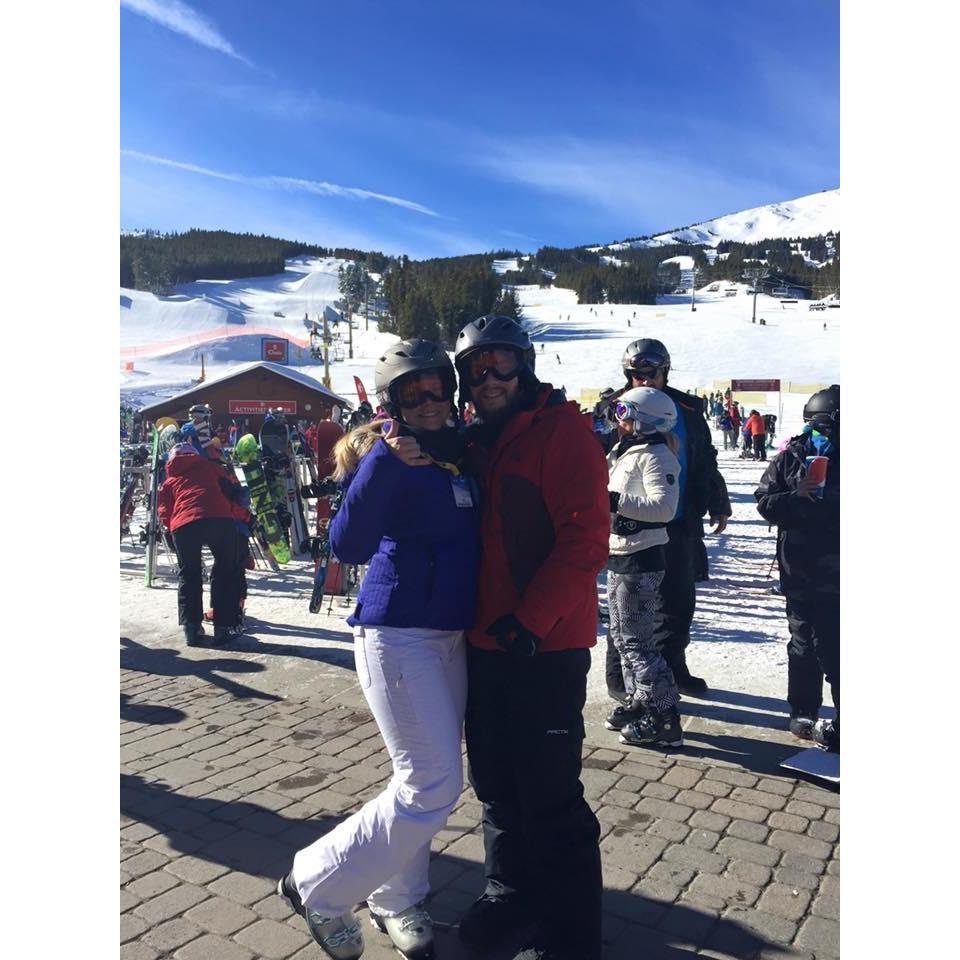 Our first time ever skiing/snowboarded
