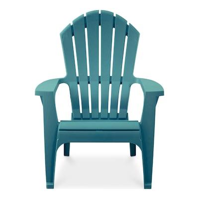 Teal Plastic Adirondack Chair
