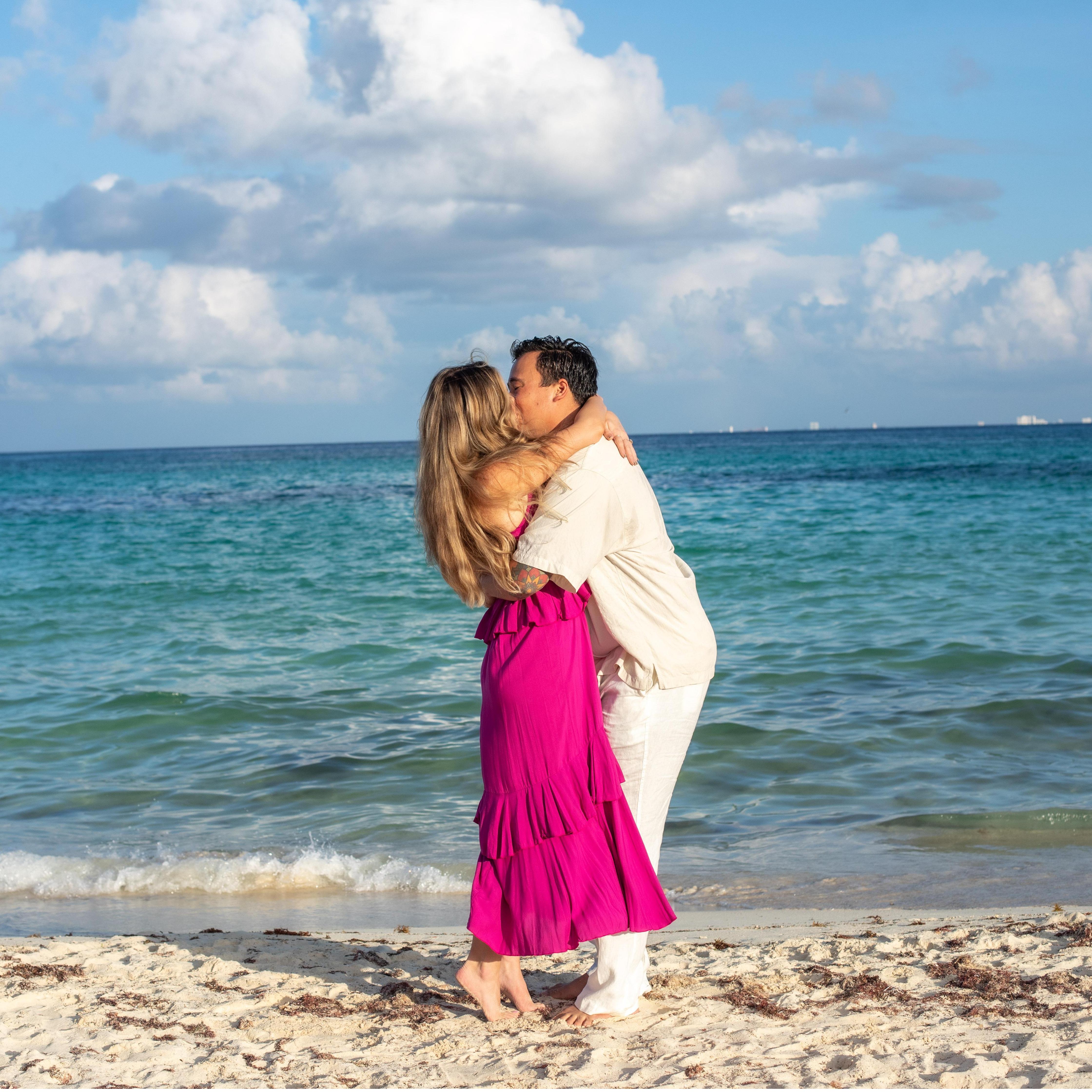 When he proposed to me in Playa Del Carmen on October 14th, 2021