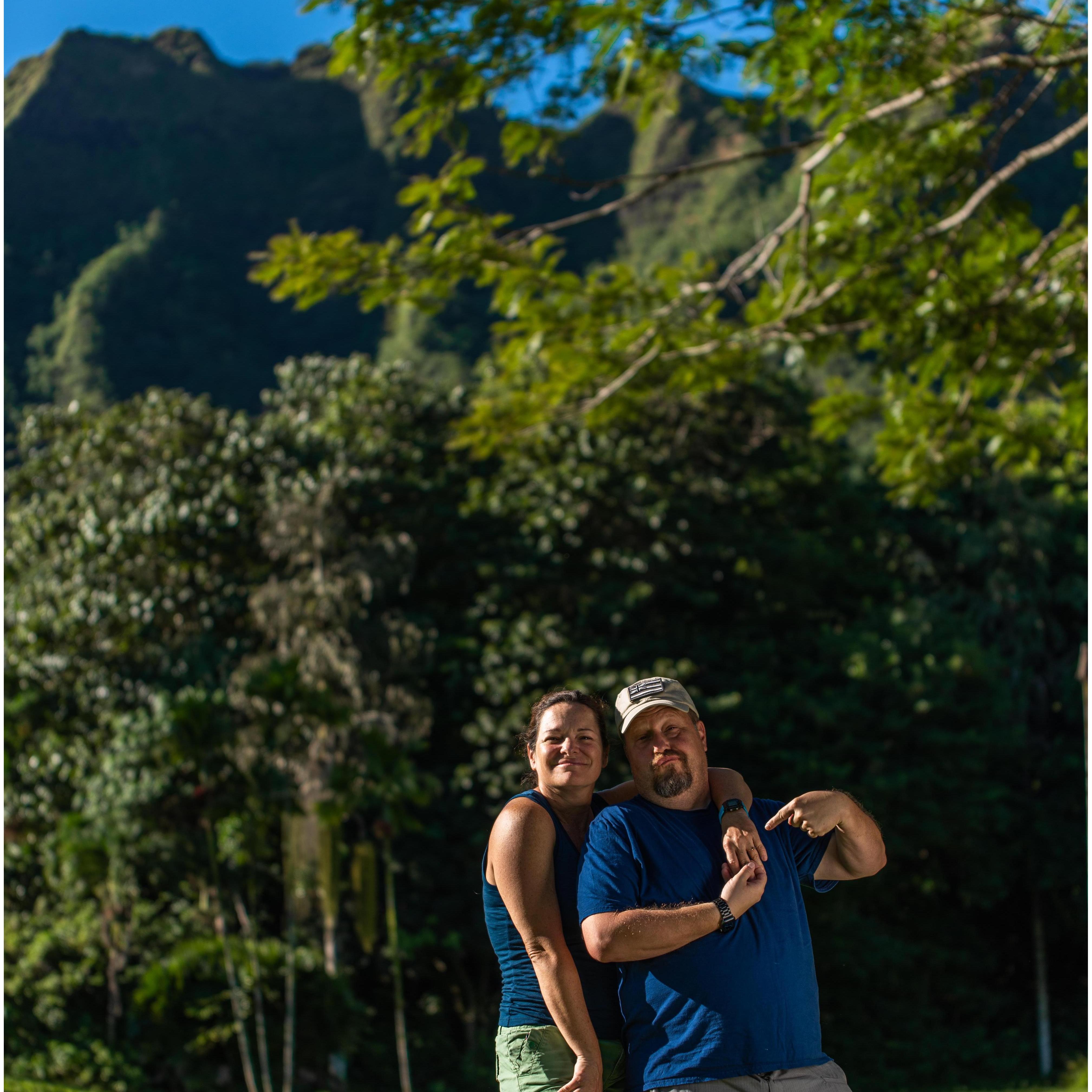 It's another day in paradise with these two...enjoying each other and finding the funny in everything!