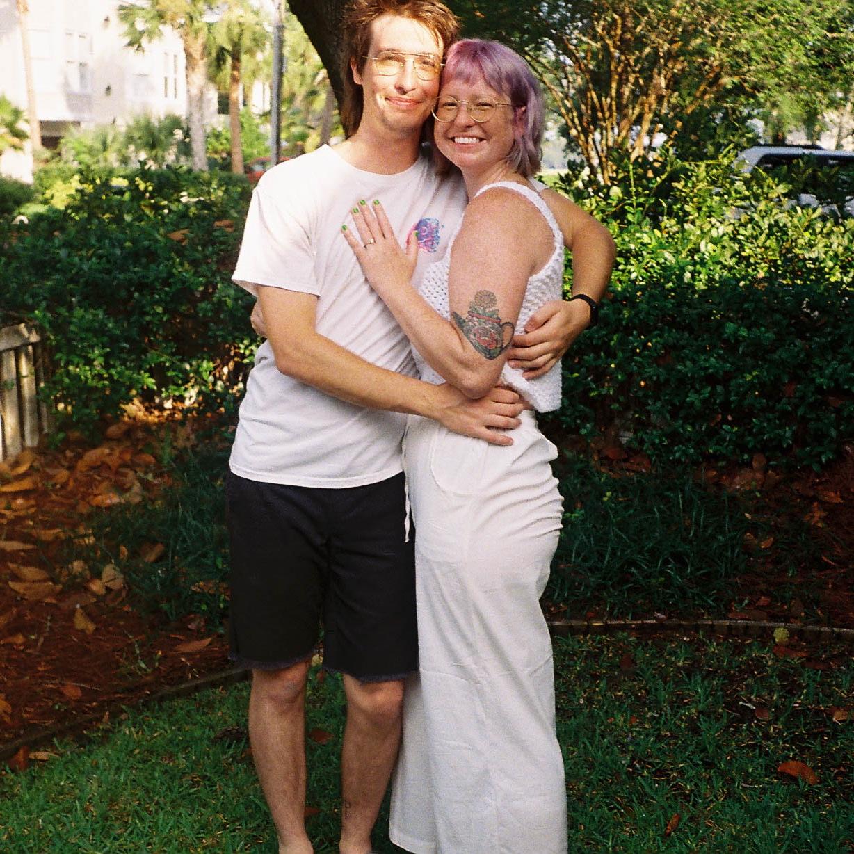 Our engagement photo on film!