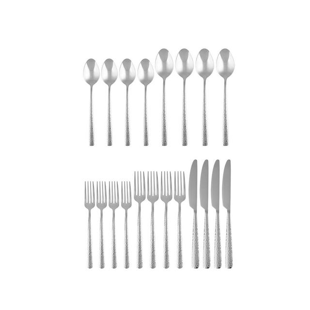 Fiesta Conga Hammered Mirror 20-Piece Flatware Set, Service for 4