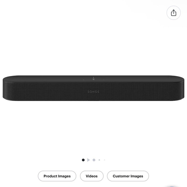 Sonos - Beam (Gen 2) 5.0 Channel Smart Soundbar with Dolby Atmos - Black