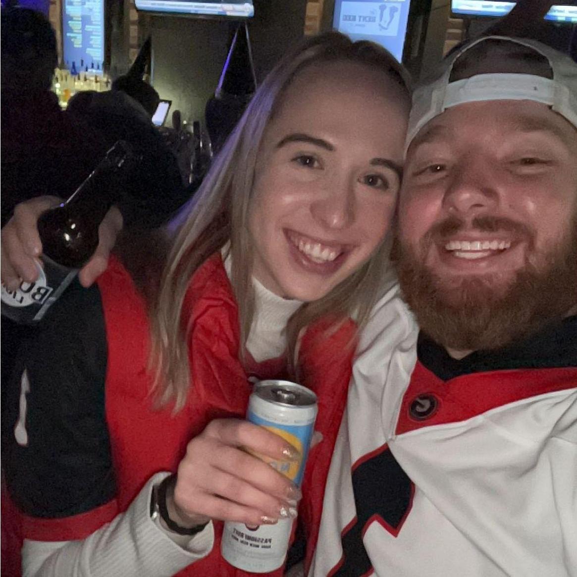 Celebrating a bulldogs win and New Years