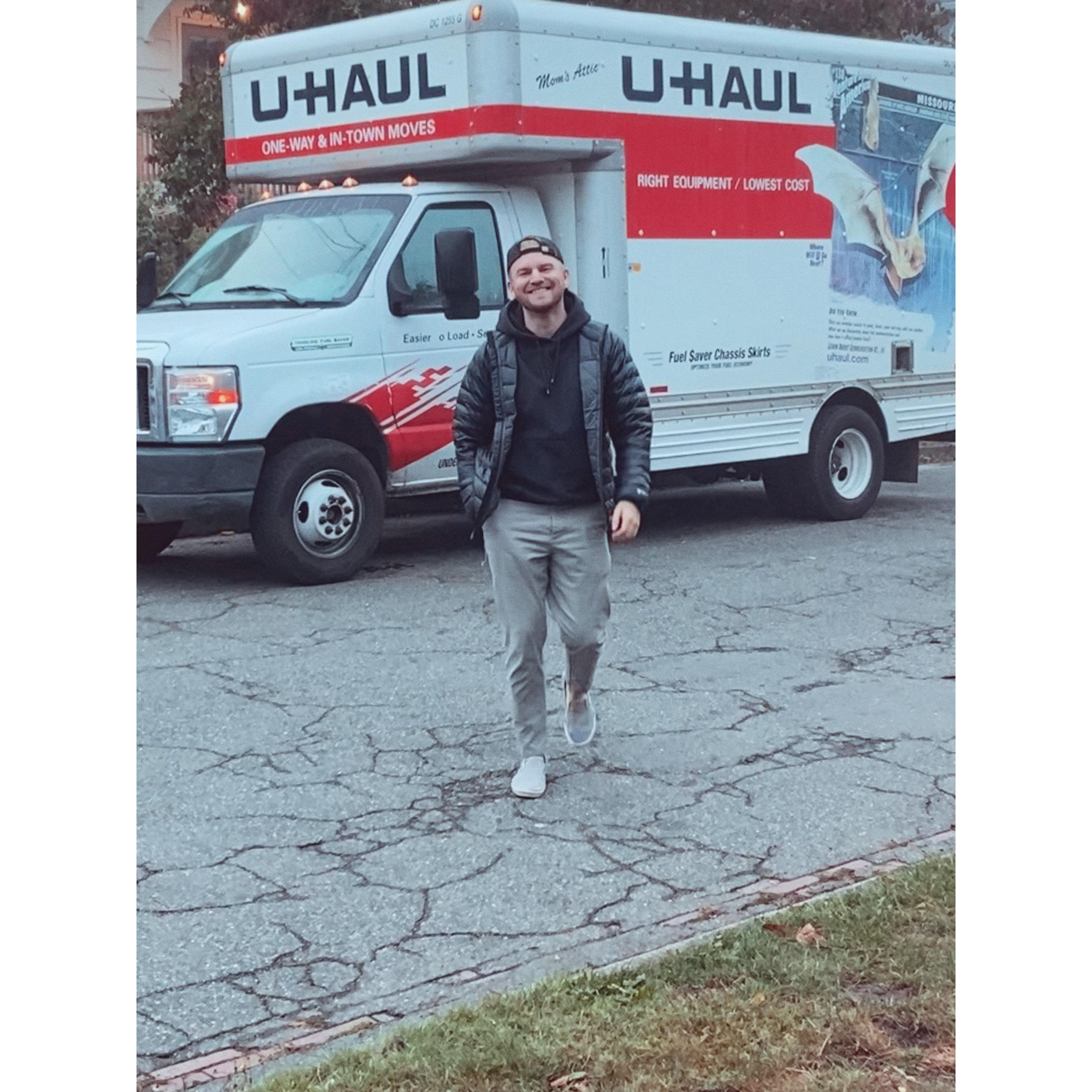 Move in day! October 30, 2022.