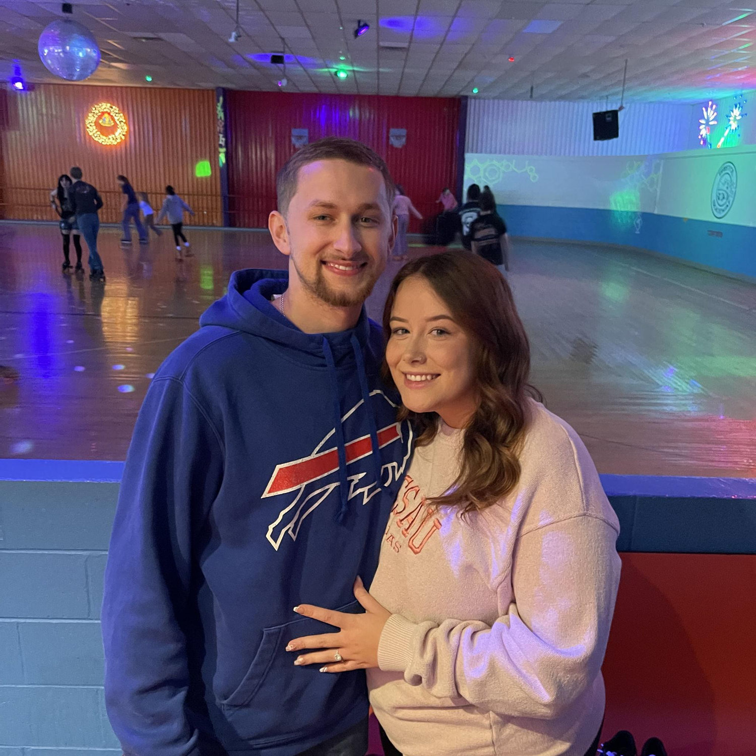 The night we went roller skating together!