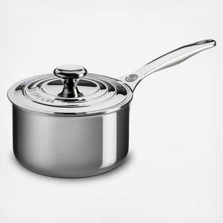 Stainless Covered Saucepan