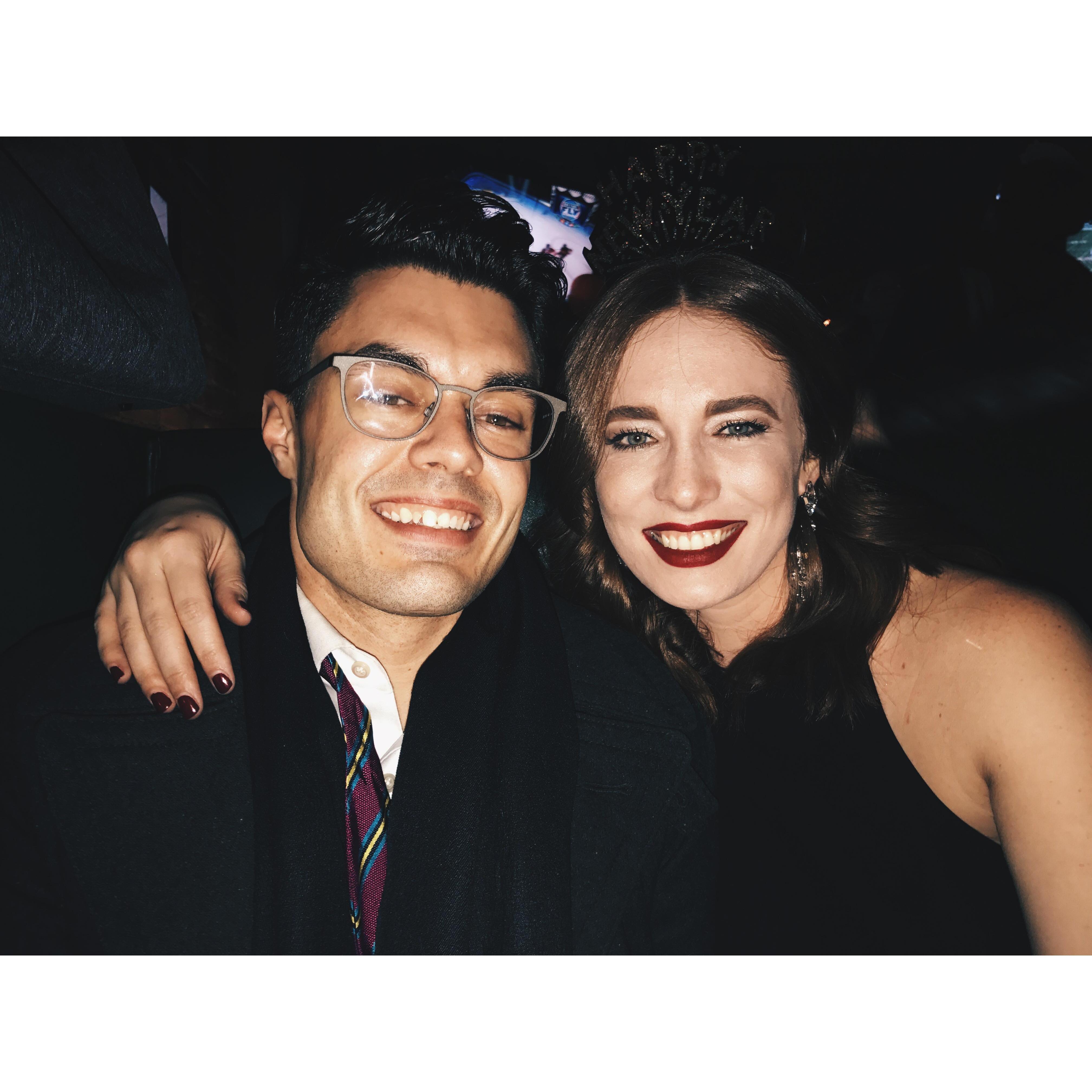Our first New Year’s Eve ❤️