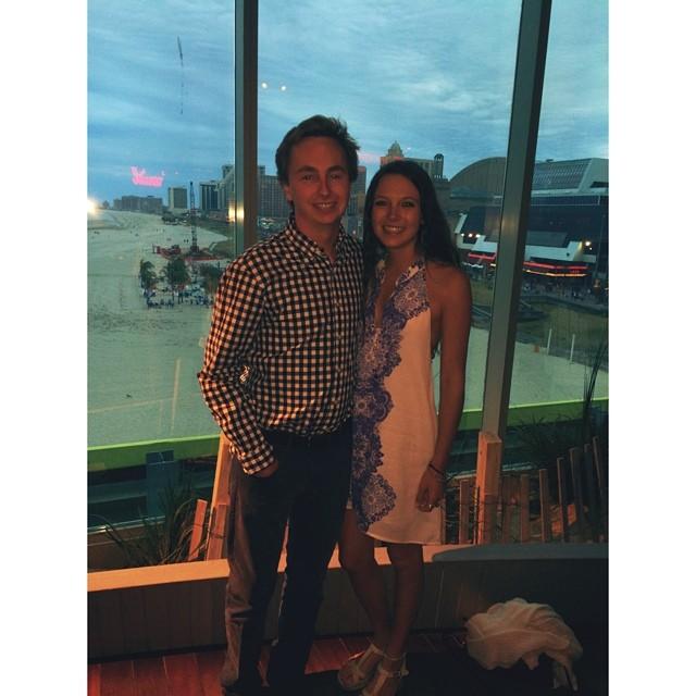 Our 1 year anniversary dinner - June 2014