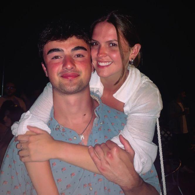 We first said "I love you" (he said it first)