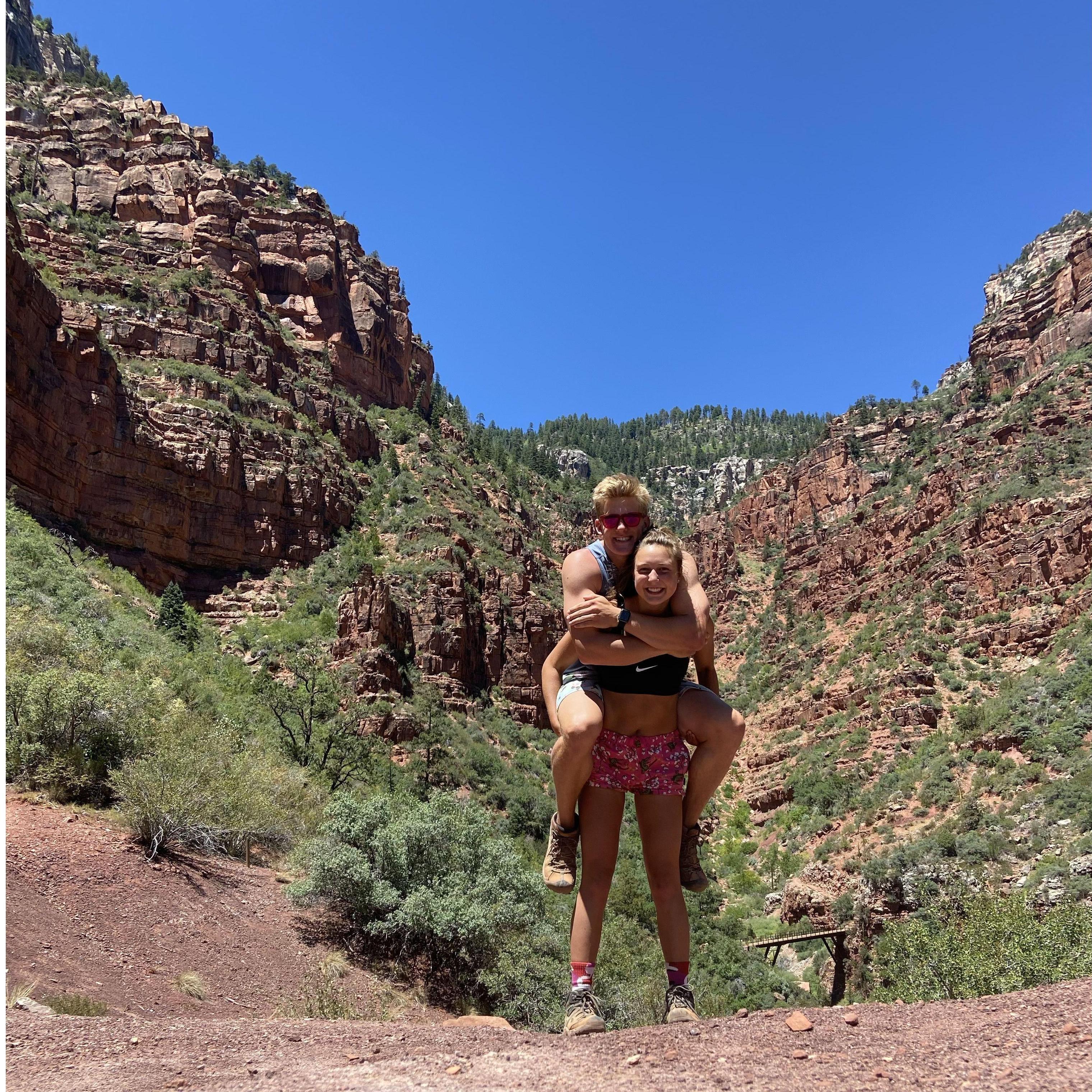 Grand Canyon on road trip. Nothing like multiple days without showers to make an adventure real.