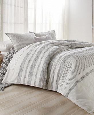 Pure Woven Stripe King Duvet