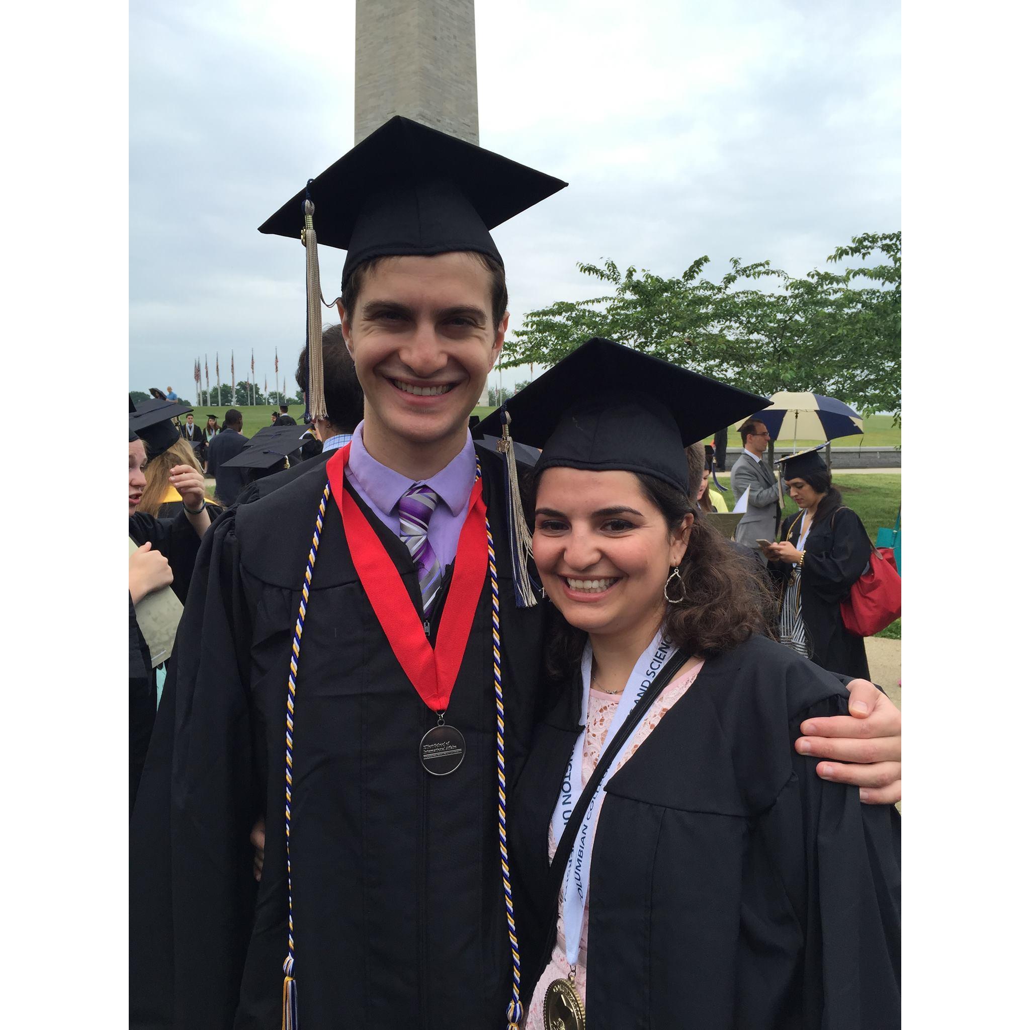 Graduation, George Washington University, 2015