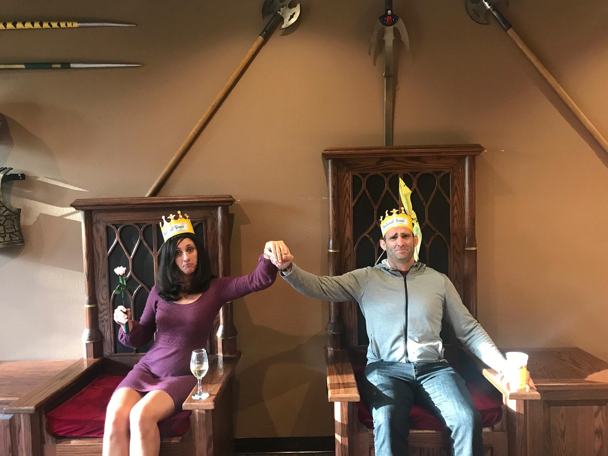 King and Queen at Midieval Times