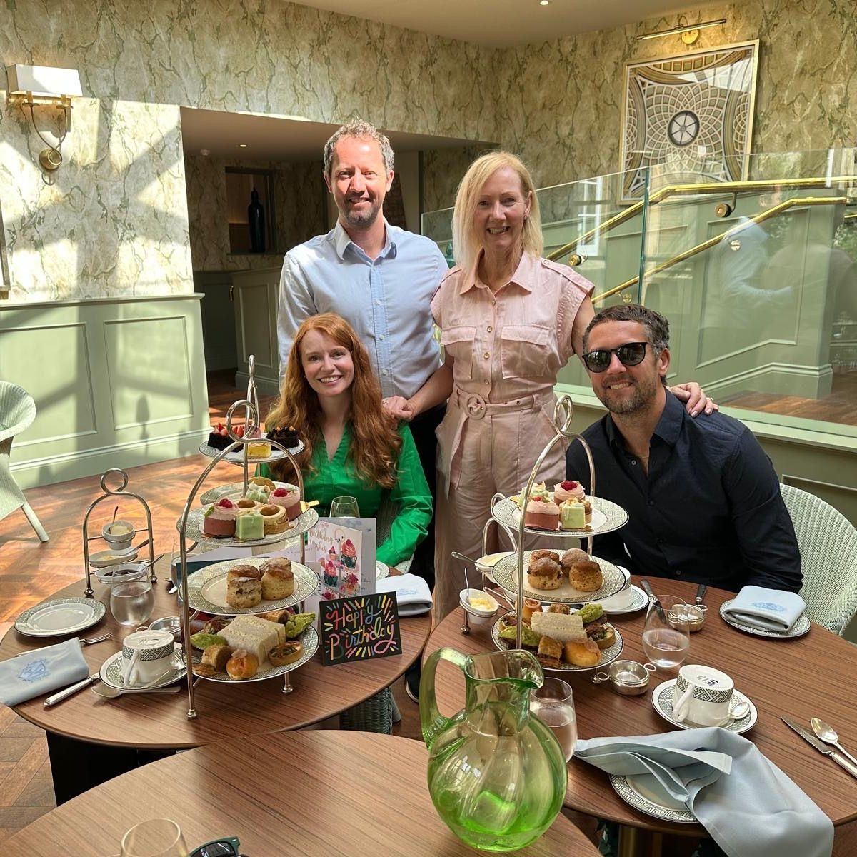 Heather's birthday at Matfen Hall!