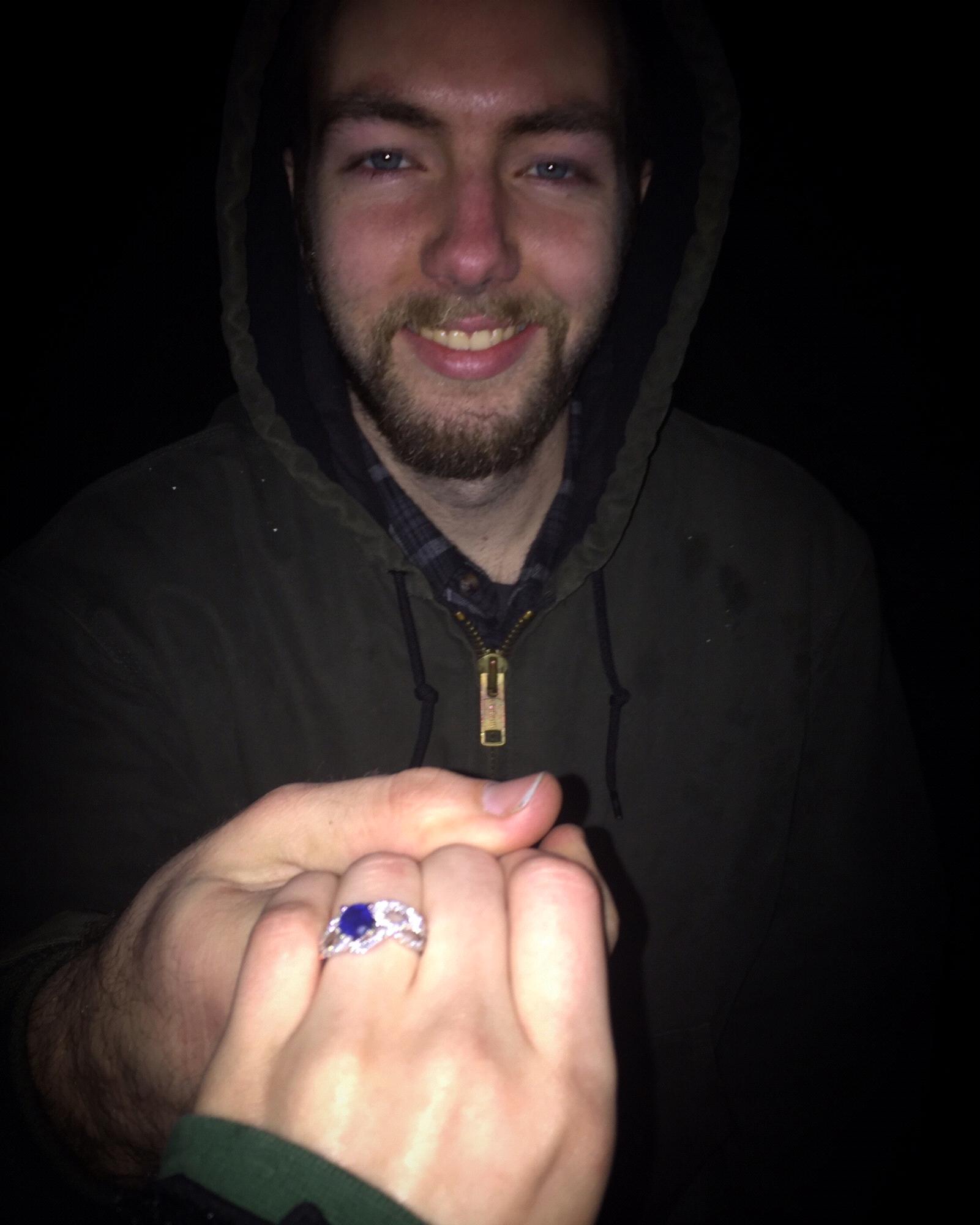 Right after the proposal