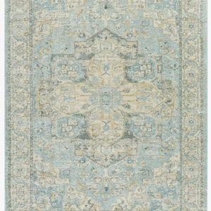 Krahn Oriental Indoor Rug - Blue/Green, Rectangle 5'3" x 7'