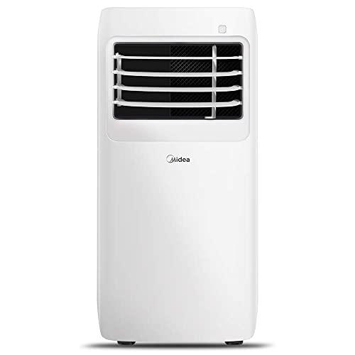 MIDEA MAP08R1CWT 3-in-1 Portable Air Conditioner, Dehumidifier, Fan, for Rooms up to 150 sq ft, 8,000 BTU (5,300 BTU SACC) control with Remote