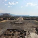 The Pyramids of the Sun and Moon in Teotihuacán