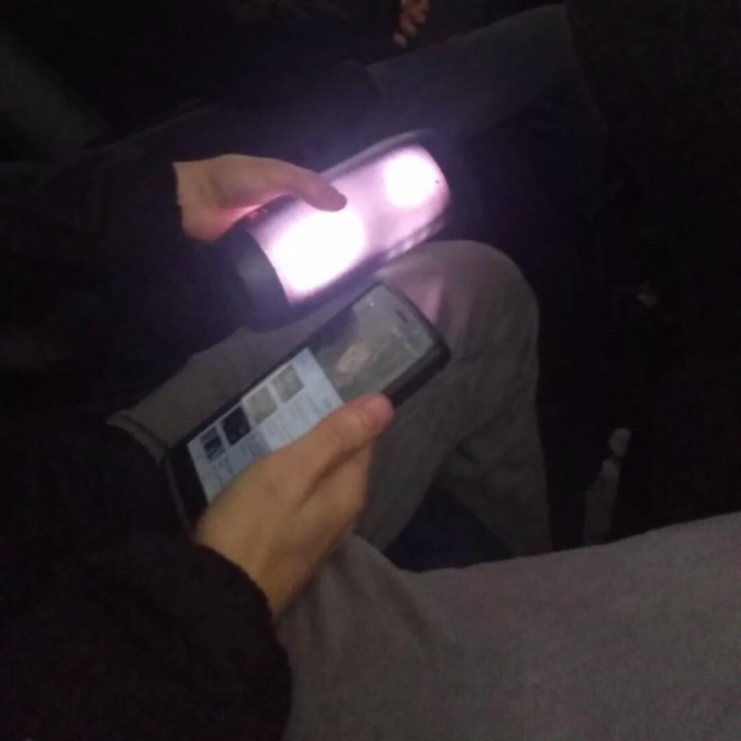 Tony playing Justin Bieber on the bus ride home from seeing the Hamilton Musical