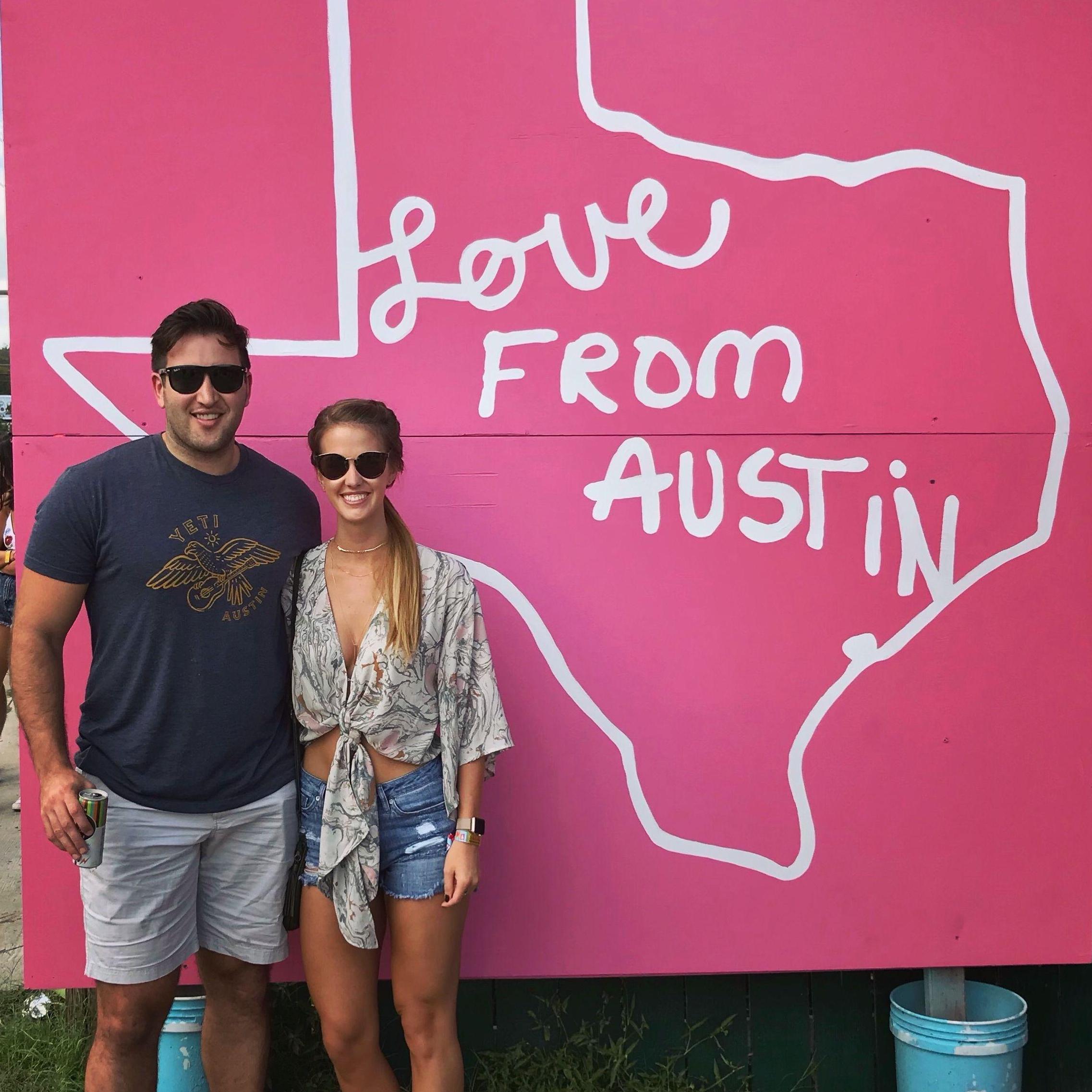 Enjoying ACL Music Festival in our favorite city!