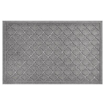 Medium Gray Solid Doormat - (2'X3')- Bungalow Flooring