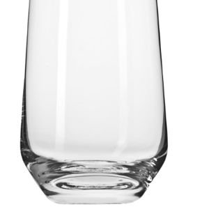 Krosno Tall Water, Juice, Drinking Glasses, Set of 6, 16.2 oz, Splendour Collection, Highball & Tumbler Crystal Glass, Dishwasher Safe, Made in Europe