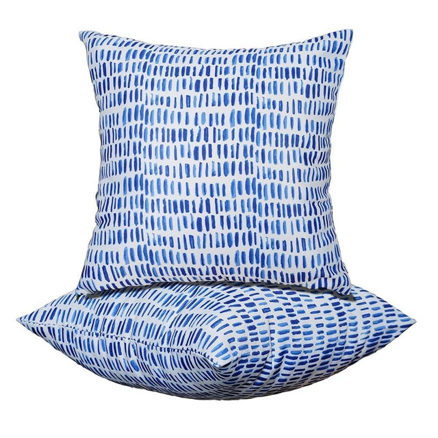 XXPILOS Outdoor Throw Pillows - Decorative Pillows with Insert Included Set of 2 Outdoor Pillows for Patio Furniture 18x18 Inch