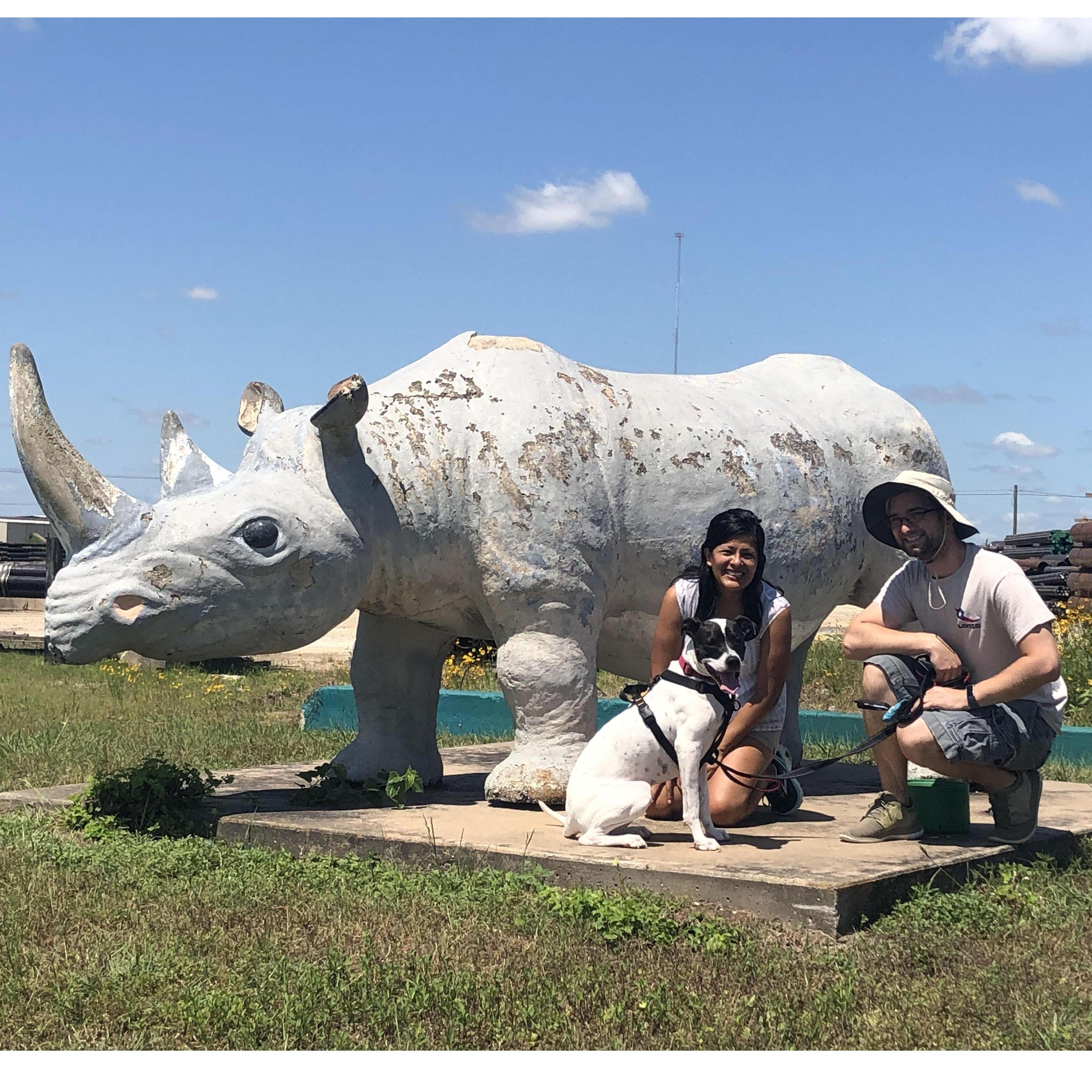 Family Fun at Eclectic Menagerie Park in Houston Texas