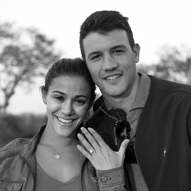 The day we got engaged! July 23, 2017