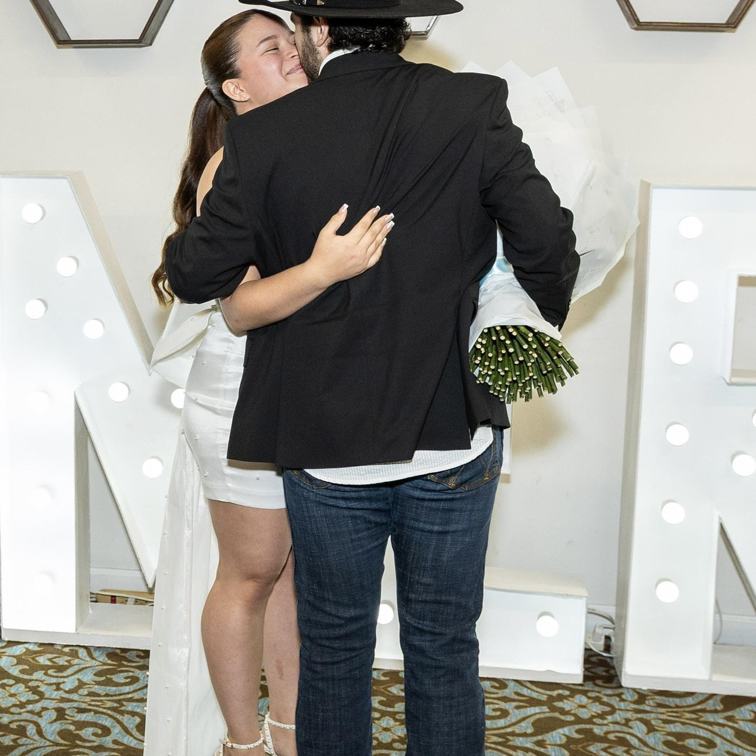 Alec surprising Bella with flowers at her bridal shower!