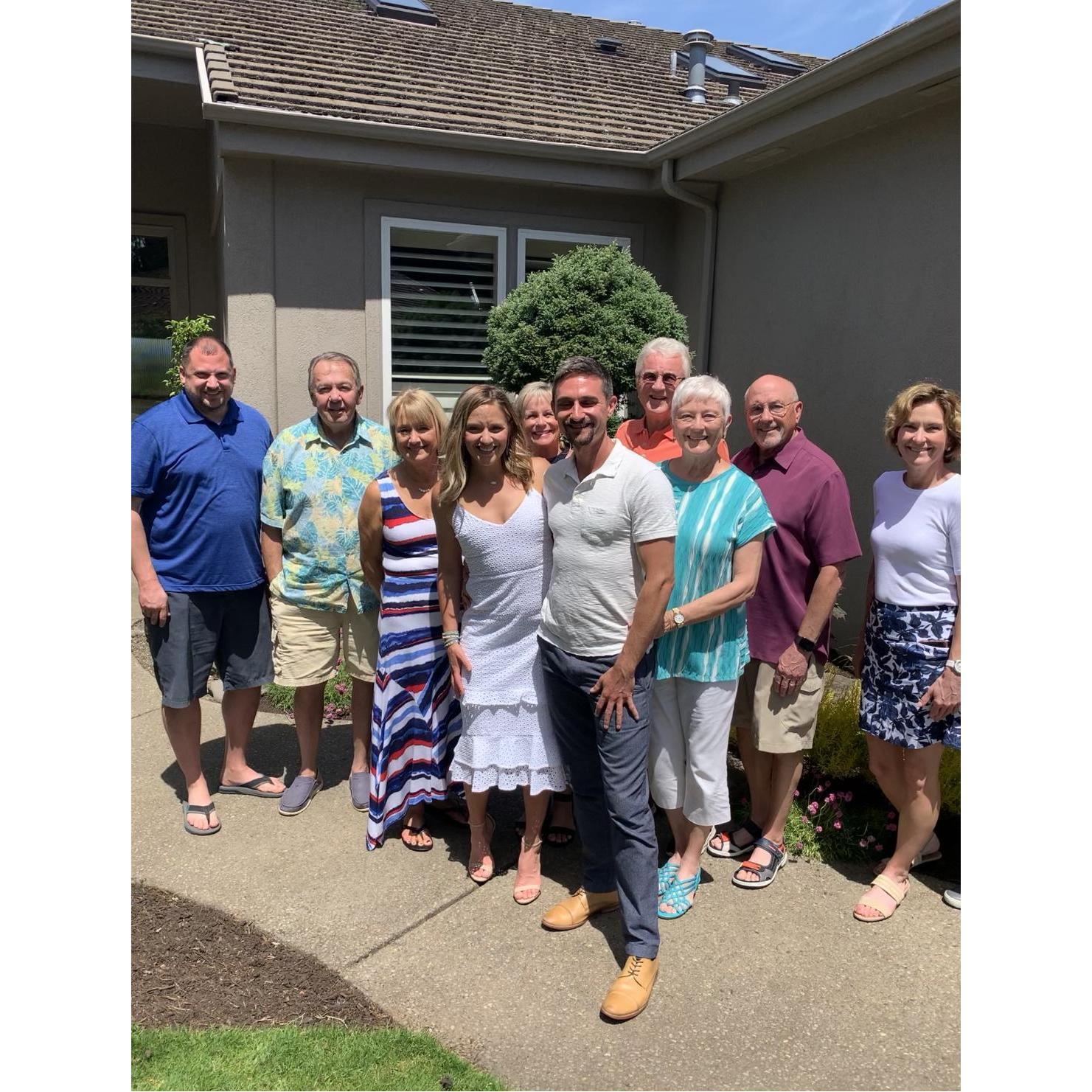 We loved being able to spend time in Oregon with Jenni's family for a collective Wedding Shower.