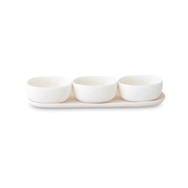 Trio Of Bowls On Dish Set