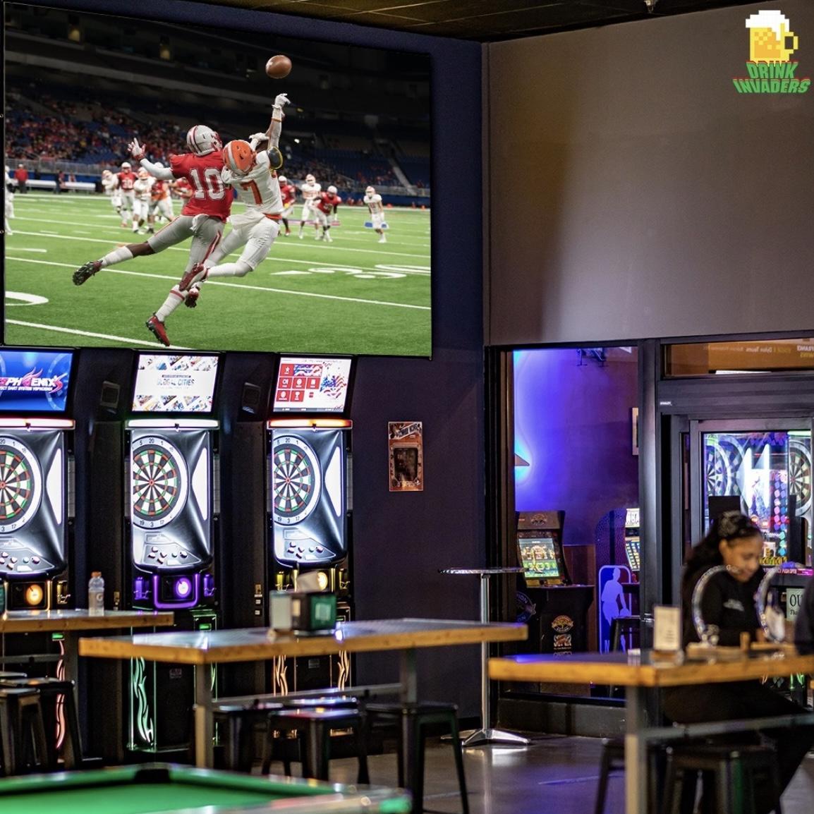 Gated bar area