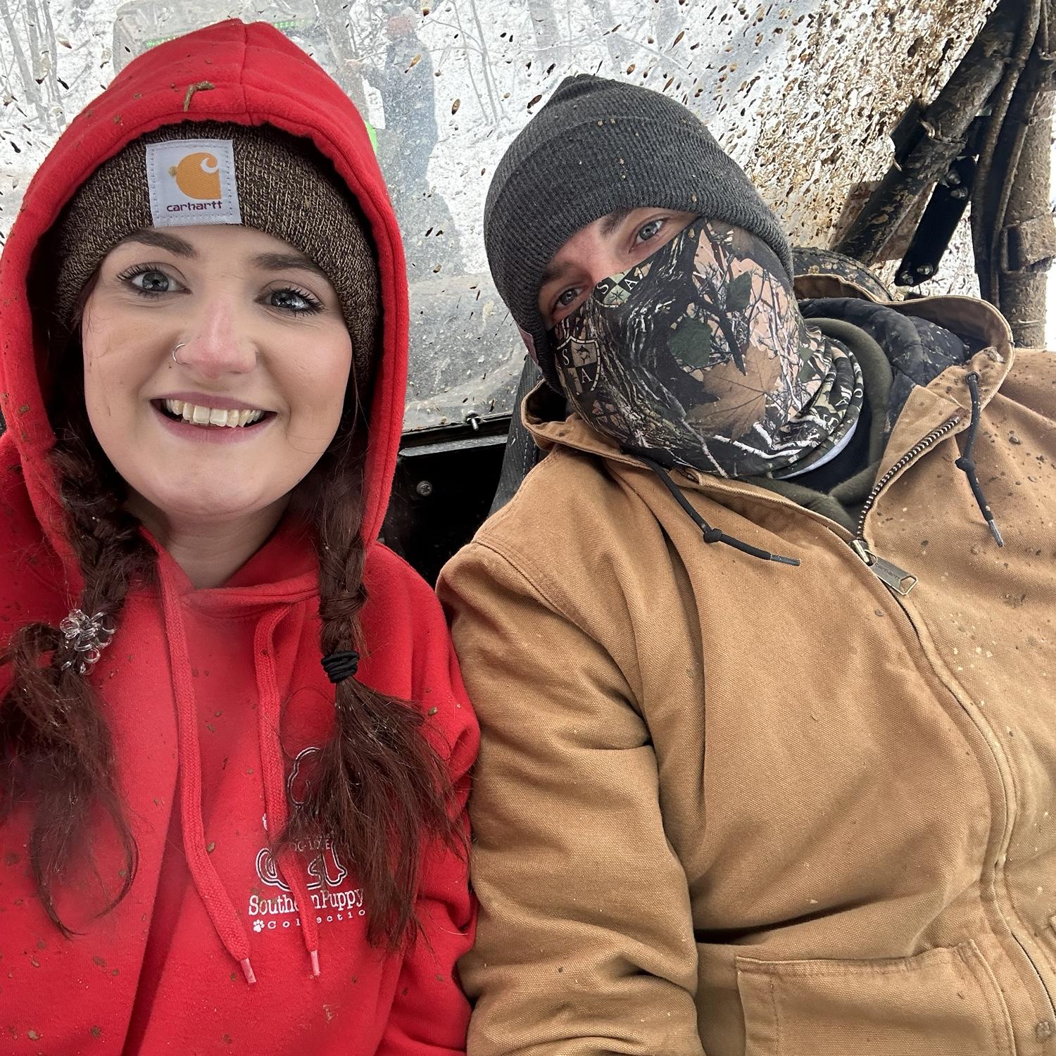 First time riding SXS or side by sides with him