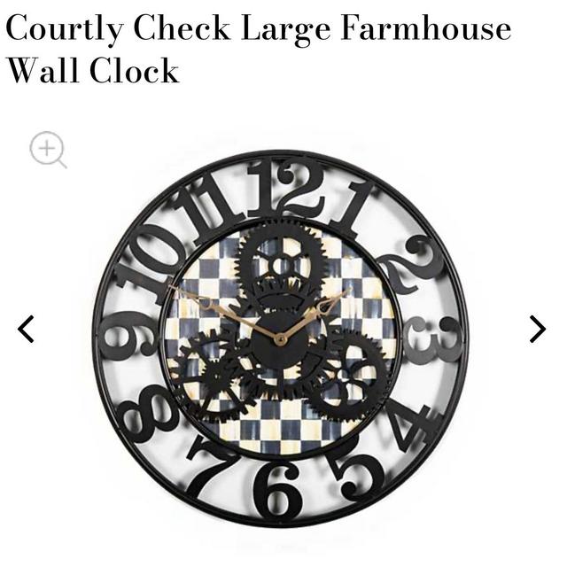 Mackenzie Childs large clock