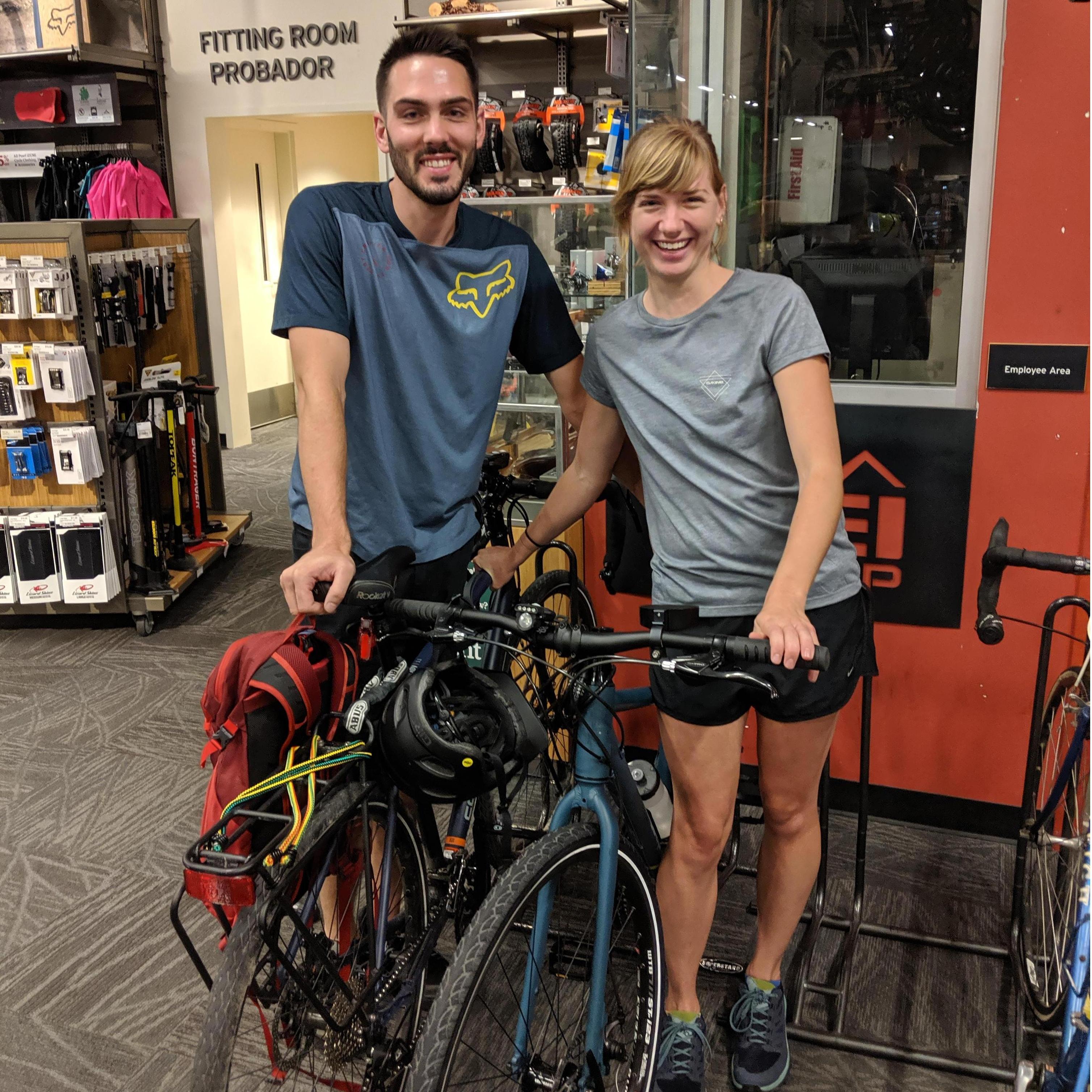 Their first long bike ride.