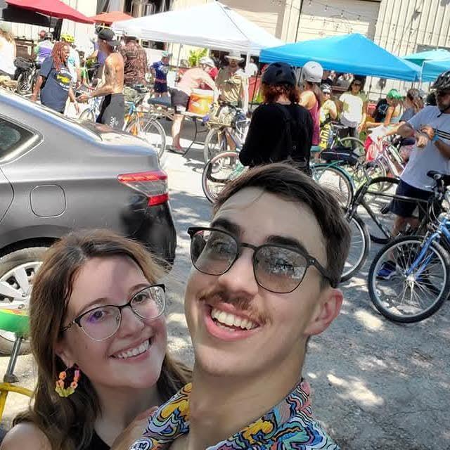 We love public infrastructure and city living. So we got into biking in the city and went on our very first Bike Easy Second Line together to show support for what we love!