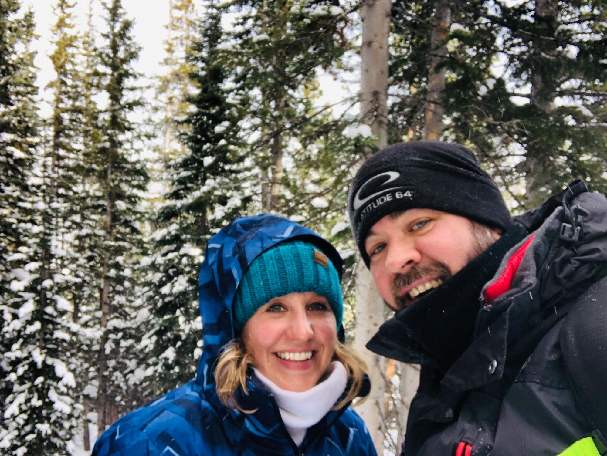 Snow showing in Rocky Mountain National Park