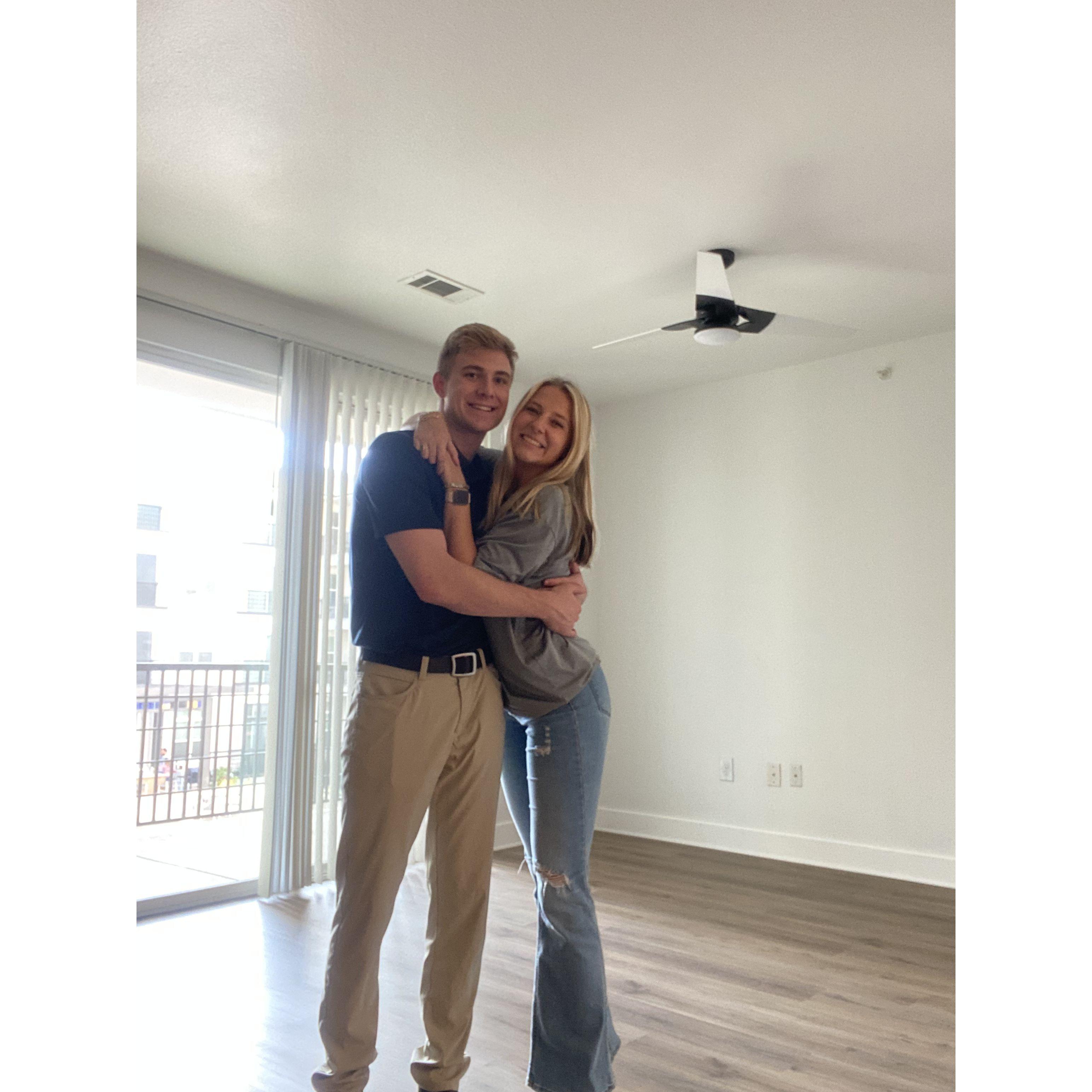 Our first apartment together
