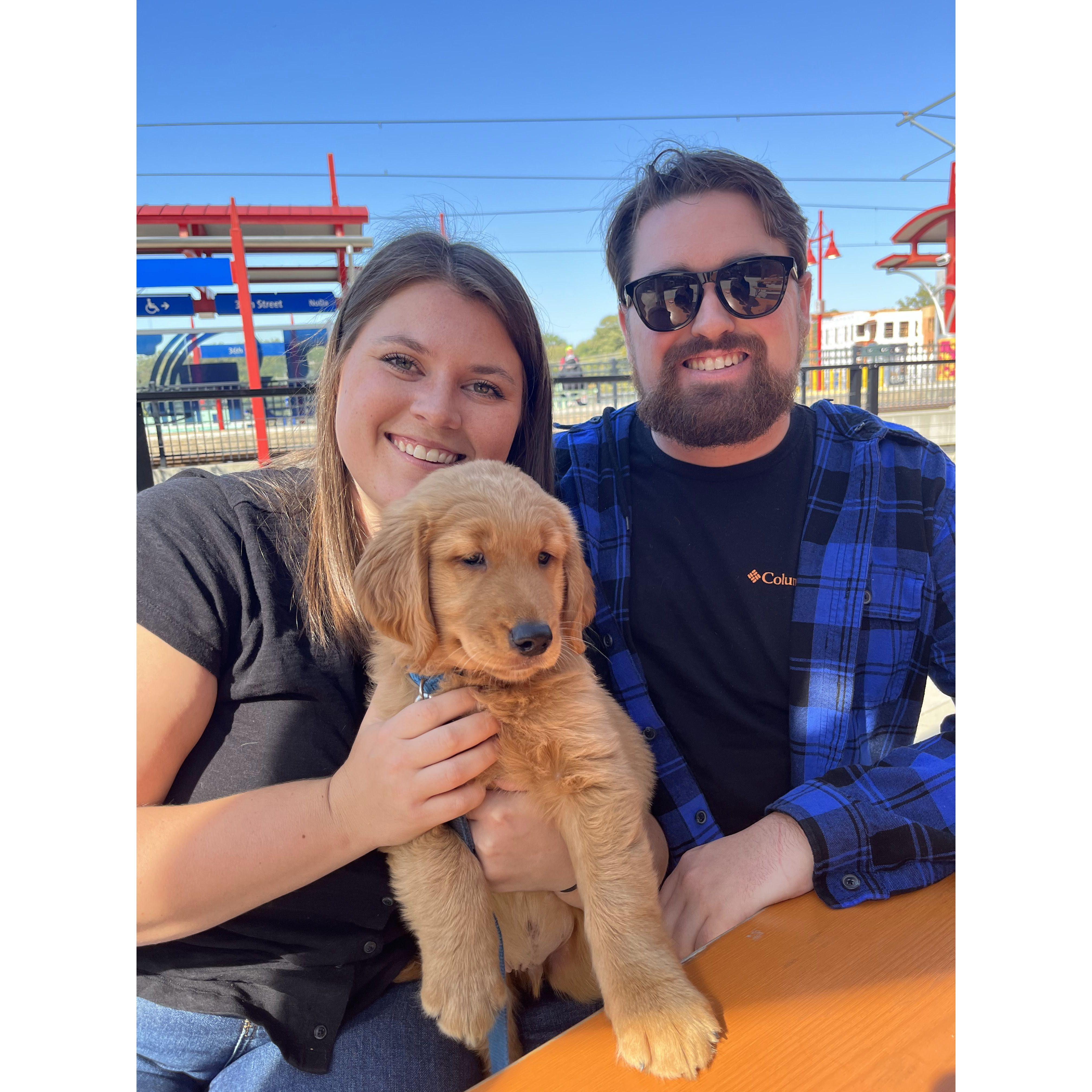 Our first picture as a little family.