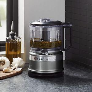KitchenAid Contour Silver 3.5-Cup Food Chopper + Reviews | Crate & Barrel