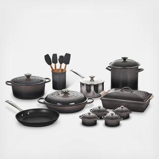 Mixed Material Cookware Set, 20-Piece