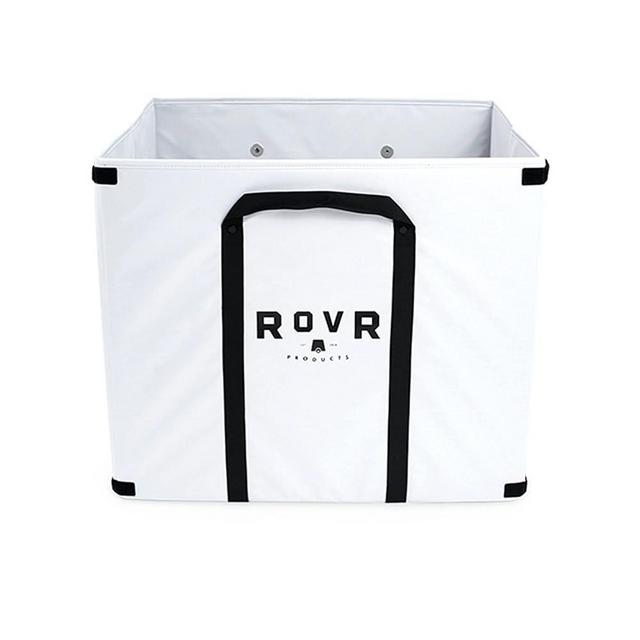 RovR 45 Standard White LandR Bin - Stylish Wagon Bin with Nylon Carrying Straps - Upgrade Your RovR Rollr 45 Wheeled Cooler with The Ultimate Storage Bin